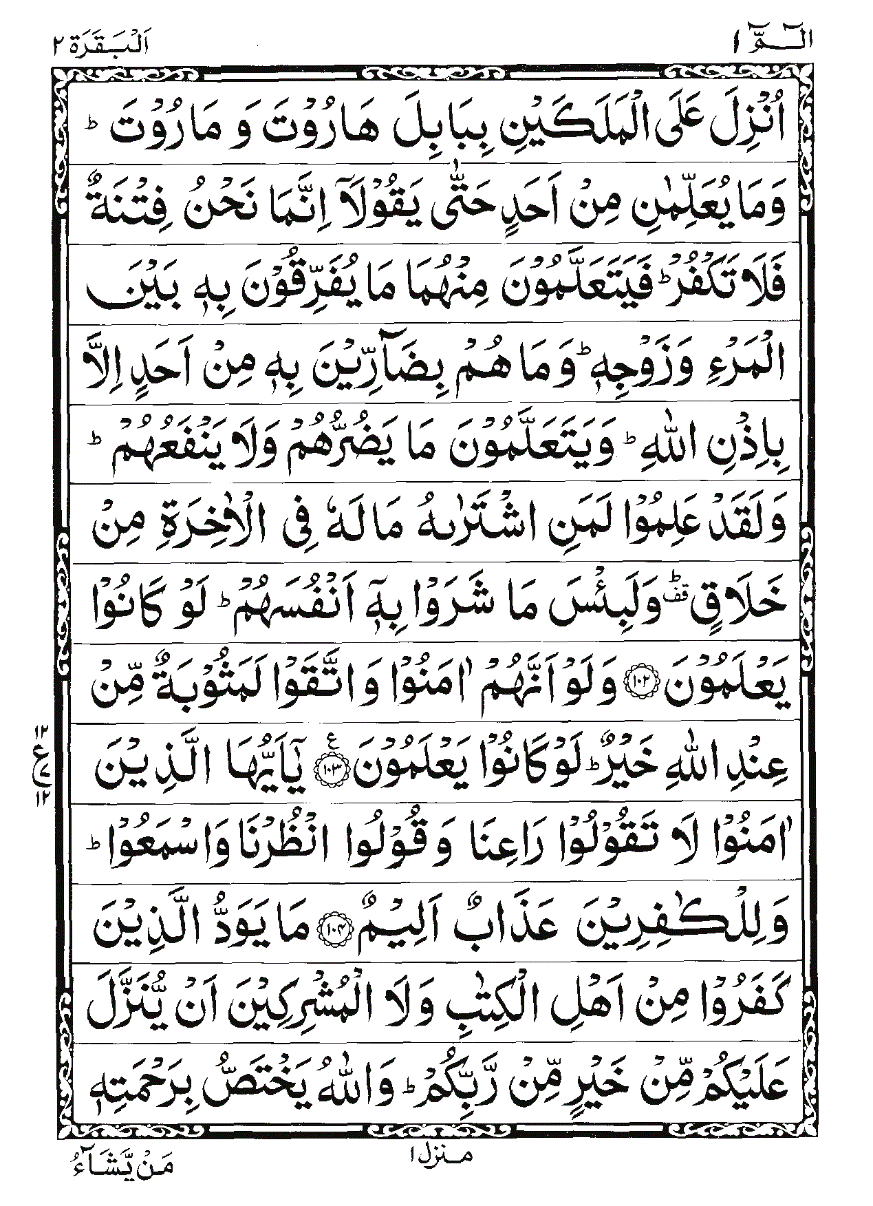 Surah Al-Baqarah Page 19